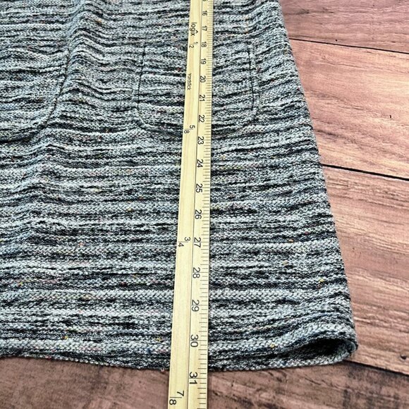 LOFT Short Sleeve Petite Tweed Pastel Multicolor Shift Dress, Size: XS Petite - Picture 4 of 11